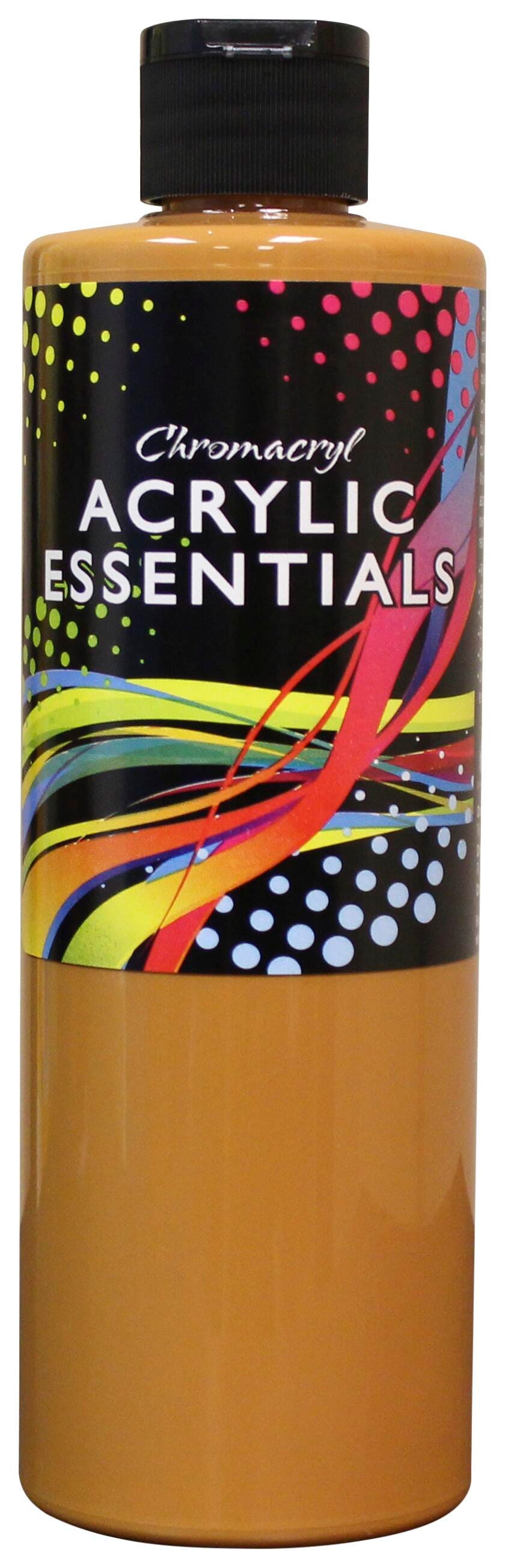 PAINT ACRYLIC CHROMACRYL ESSENTIALS RAW SIENNA PINT
