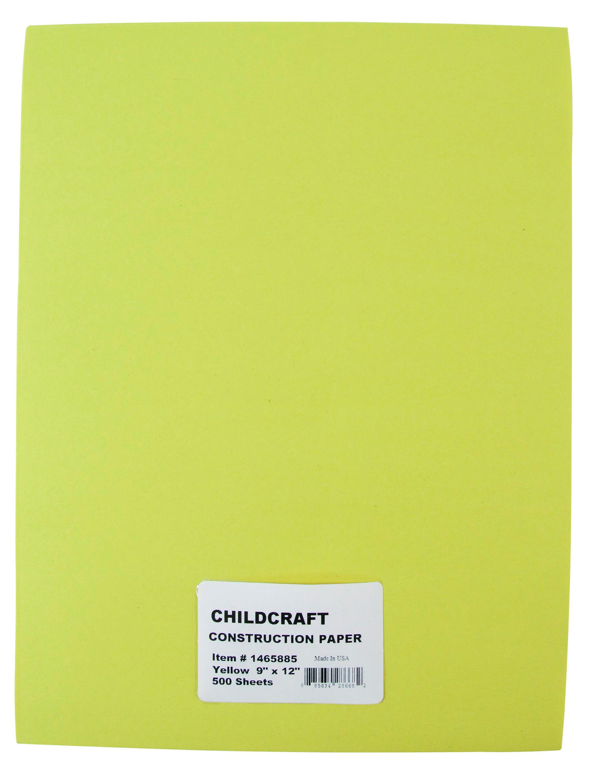 PAPER CONSTRUCTION CHILDCRAFT YELLOW 9X12 LIGHT WEIGHT PACK OF 500