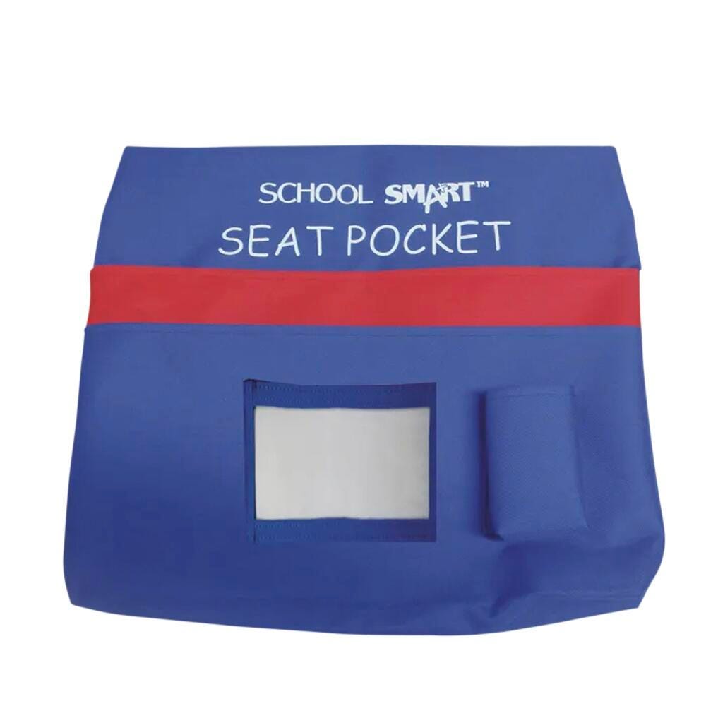 SEAT POCKET 13 X 14.5 IN NAME AND PEN BAGS BLUE