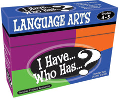 GAME I HAVE WHO HAS LANGUAGE ARTS GRADES 4-5