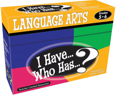 GAME I HAVE WHO HAS LANGUAGE ARTS GRADES 5-6