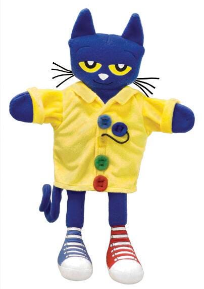 PUPPET PETE THE CAT AND HIS FOUR GROOVY BUTTONS