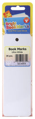 BOOKMARKS HYGLOSS BRIGHT ULTRA WHITE PACK OF 35