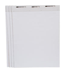 PAPER EASEL PAD SCHOOL SMART 27X34 UNRULED 50 SHTS PK OF 4