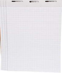 PAPER EASEL PAD SCHOOL SMART 27X34 CROSS RULED 50 SHTS PK OF 4