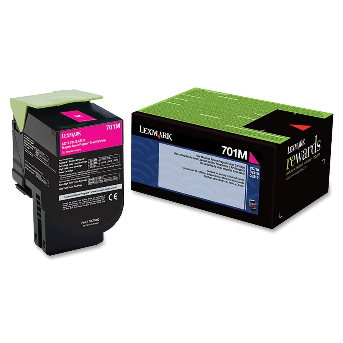 CARTRIDGE INK TONER LEXMARK LEX70C10M0 MAGENTA