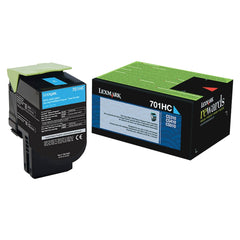 CARTRIDGE INK TONER LEXMARK LEX70C1HC0 CYAN