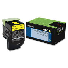 CARTRIDGE INK TONER LEXMARK LEX80C1XY0 YELLOW