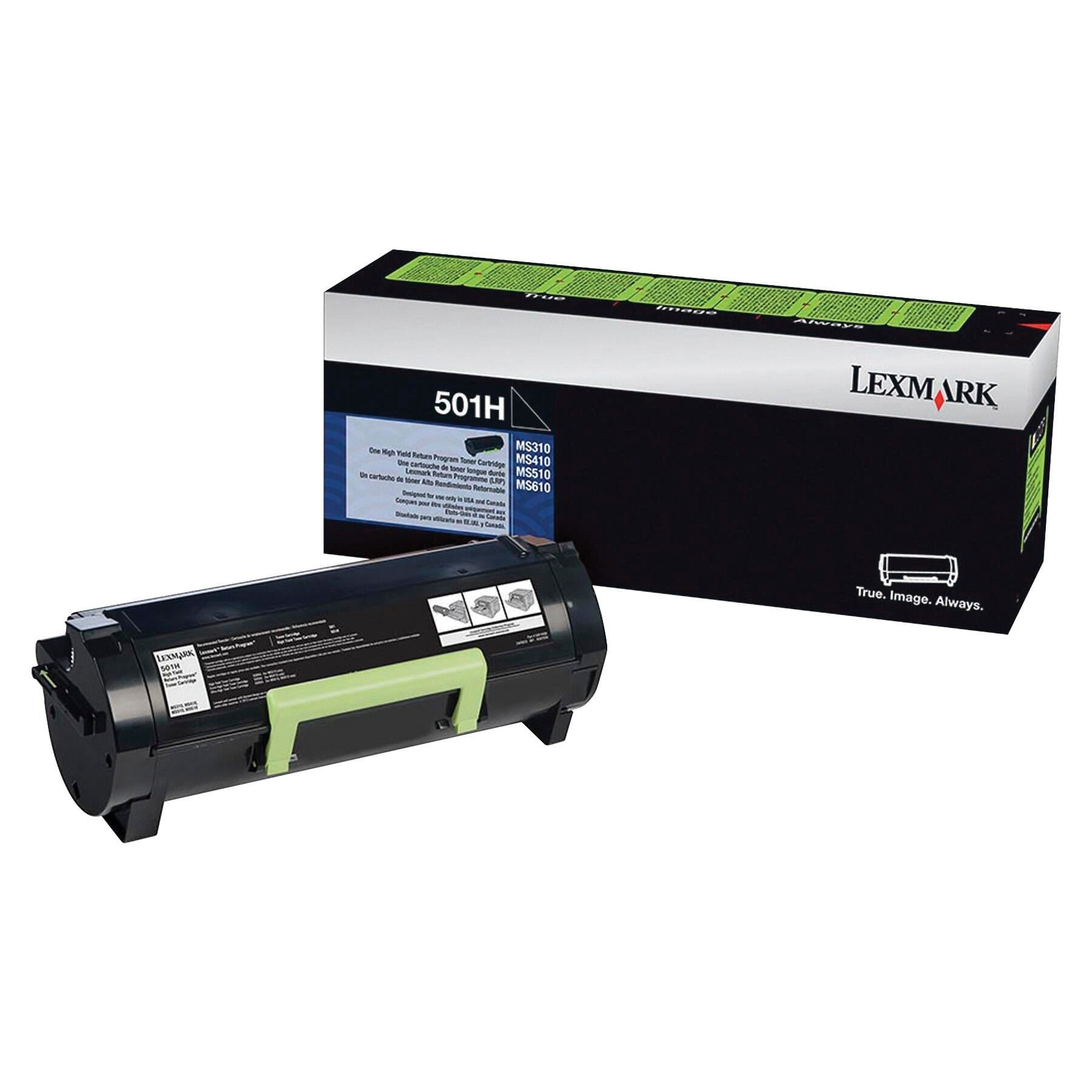 CARTRIDGE INK TONER LEXMARK LEX50F1H00 BLACK
