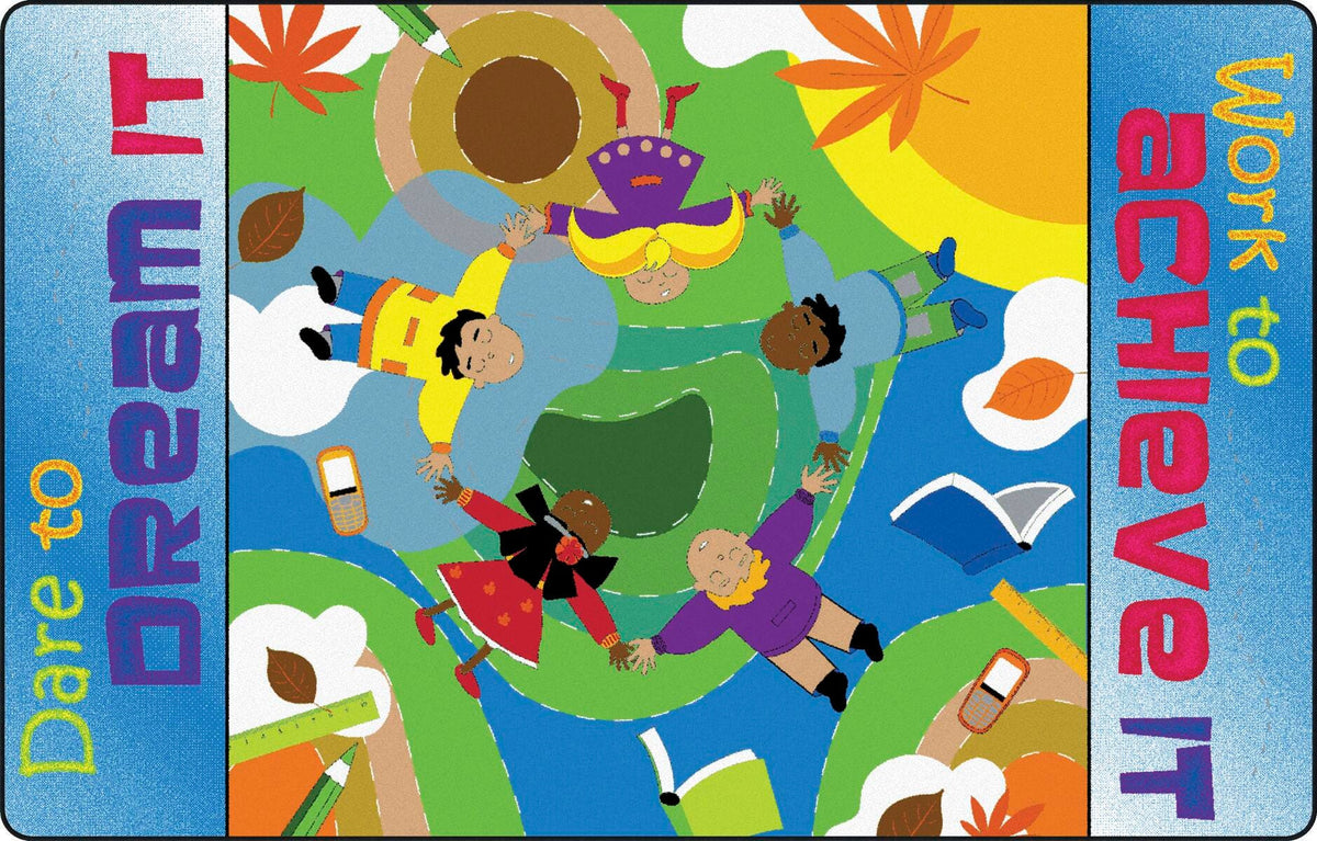 FLAGSHIP CARPETS - DARE TO DREAM - 3 FT X 5 FT RECTANGLE