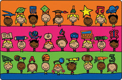FLAGSHIP CARPETS - FUN AT SCHOOL - 3 FT X 5 FT RECTANGLE