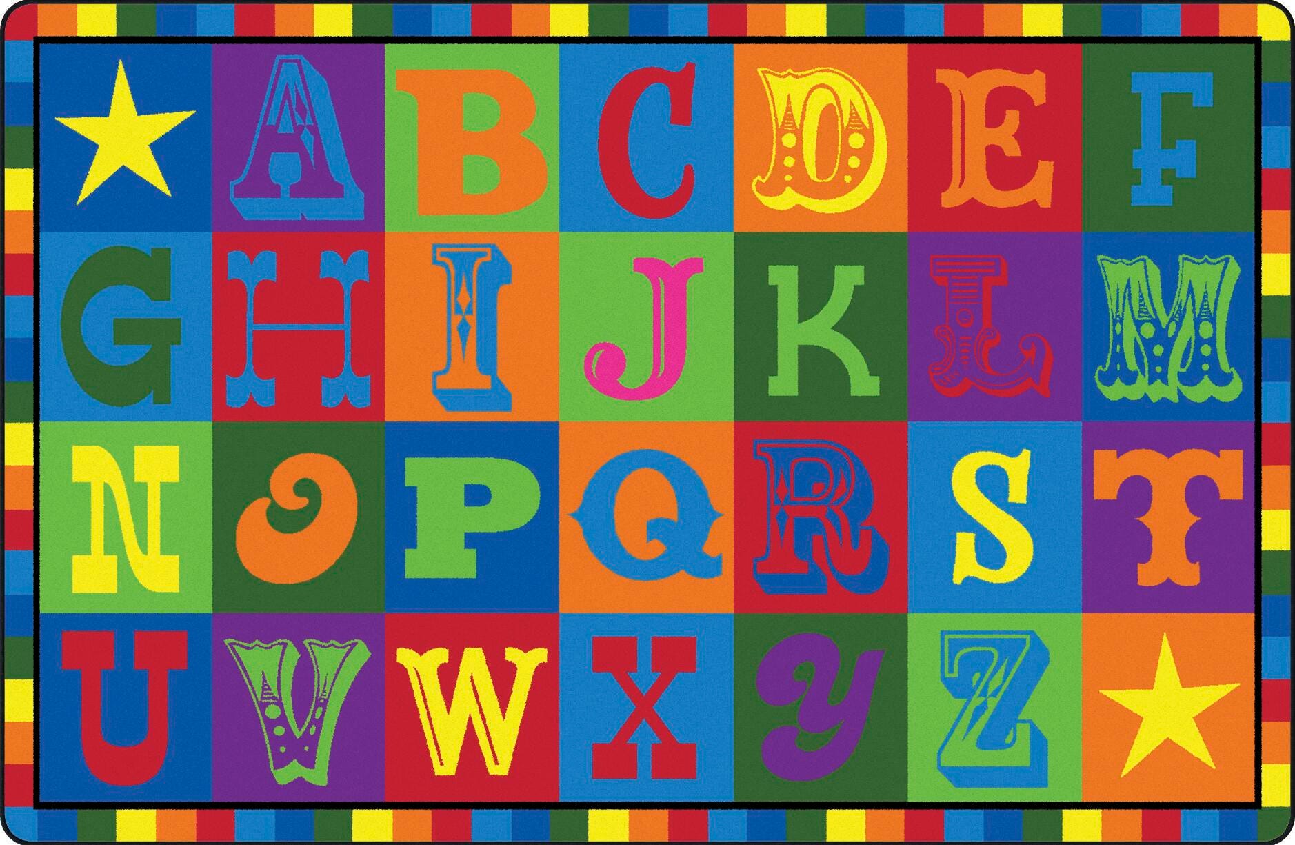 FLAGSHIP CARPETS - EARLY BLOCKS - 5 FT X 8 FT RECTANGLE