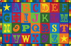 FLAGSHIP CARPETS - EARLY BLOCKS - 3 FT X 5 FT RECTANGLE