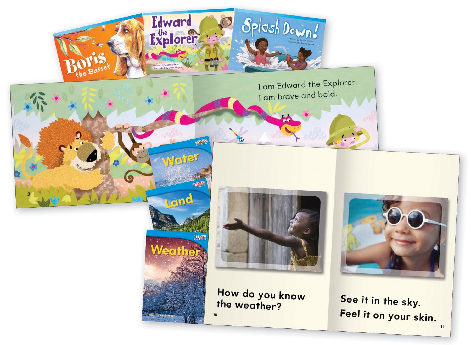 BOOKS FICTION+NONFICTION EXPLORE EARTH GRADE 1 SET OF 6