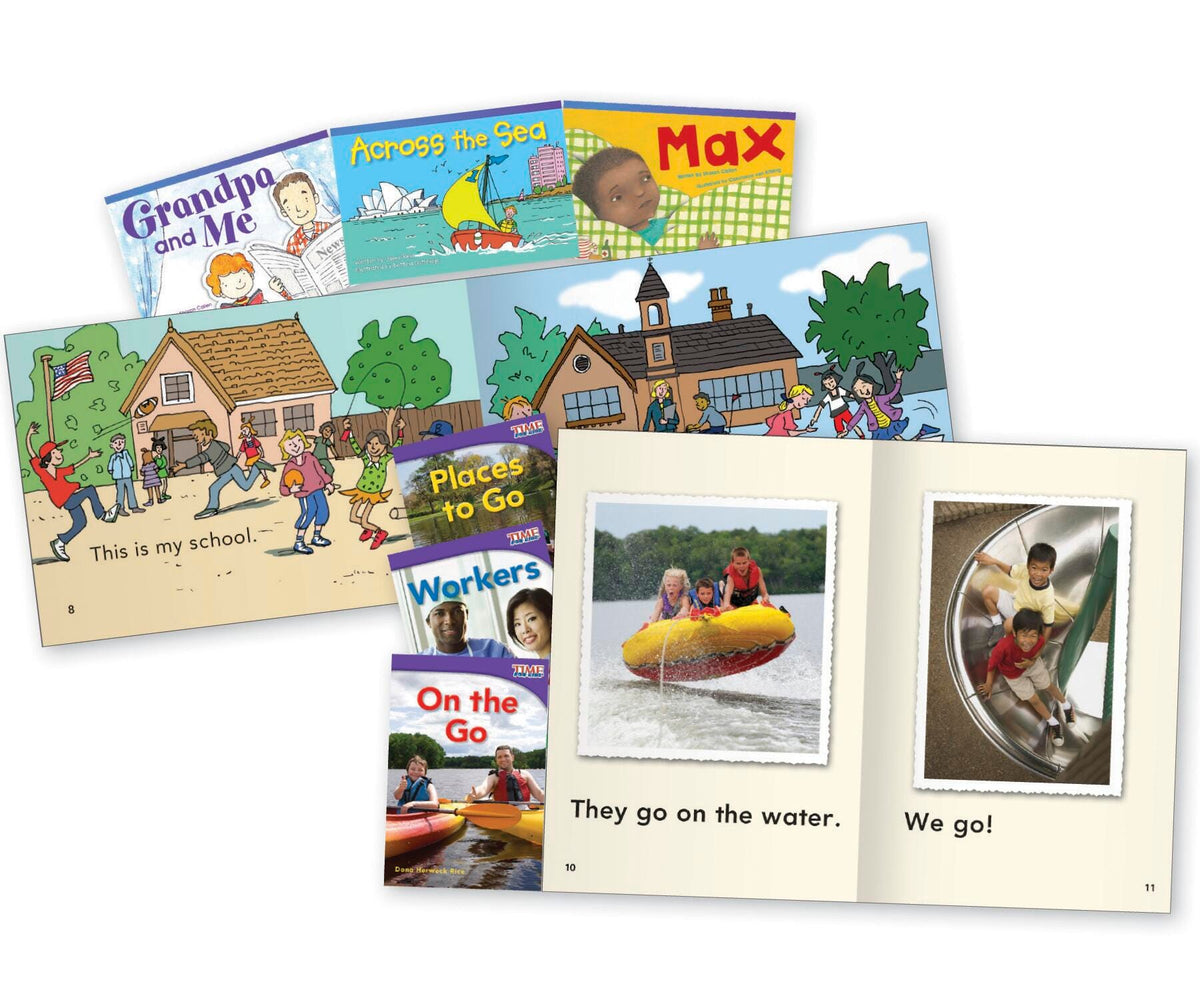 BOOKS - FICTION+NONFICTION IN THE COMMUNITY GRADE 1 SET OF 6