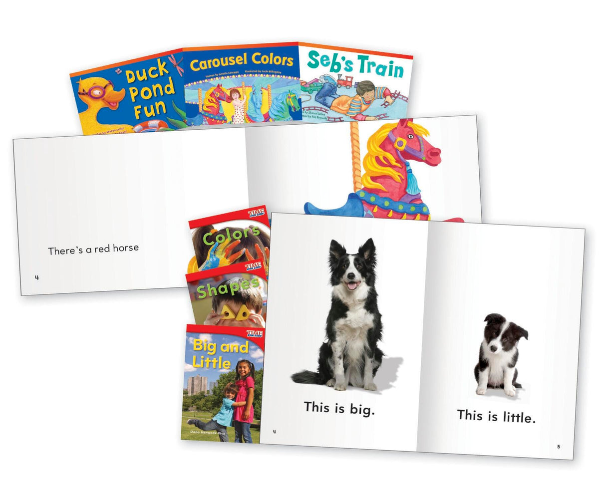 BOOKS - FICTION+NONFICTION BASIC CONCEPTS GRADE 1 SET OF 6