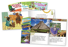 BOOKS - FICTION+NONFICTION COUNTRIES+REGIONS GRADE 2 SET OF 6