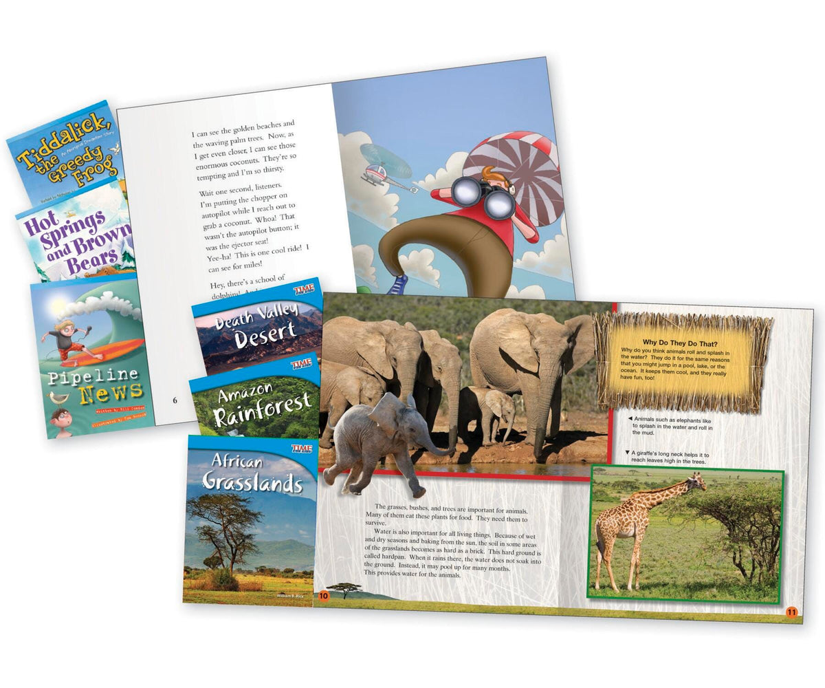 BOOKS - FICTION+NONFICTION EXPLORING BIOMES GRADE 3 SET OF 6