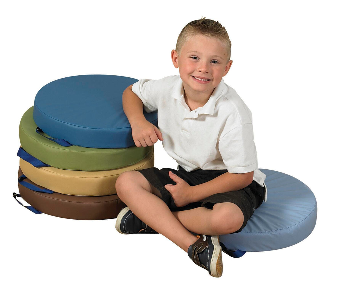 CUSHIONS 15 IN ROUND - SET OF 5