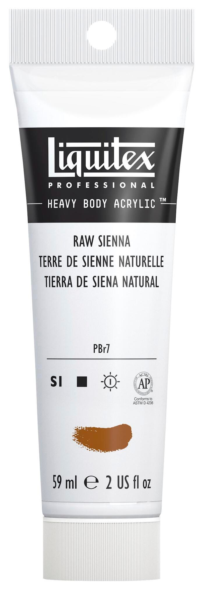 PAINT ACRYLIC HB LIQUITEX RAW SIENNA 2 OZ