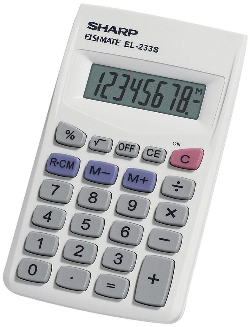 CALCULATOR OFFICE 8-DIGIT EL-233SB