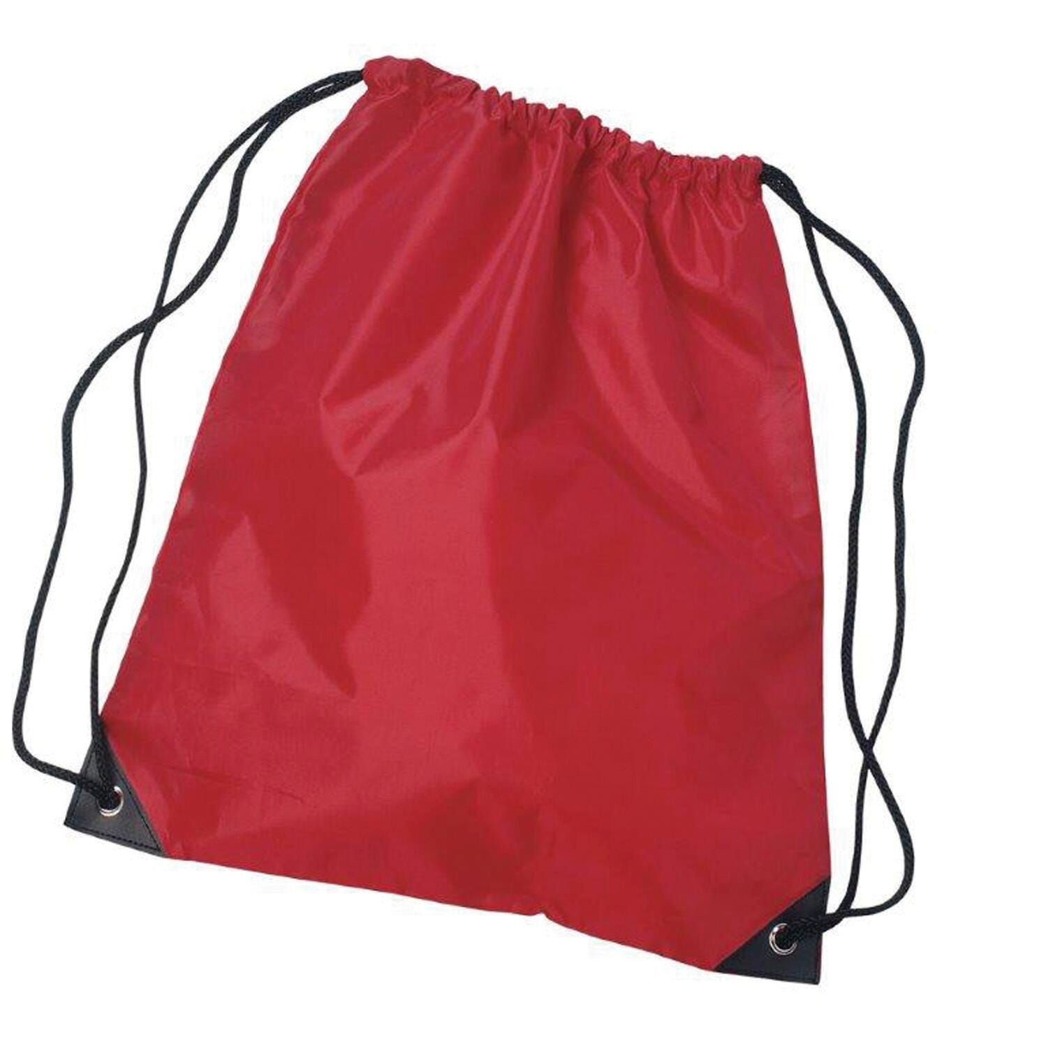 BACKPACK DRAWSTRING SPORTS RED