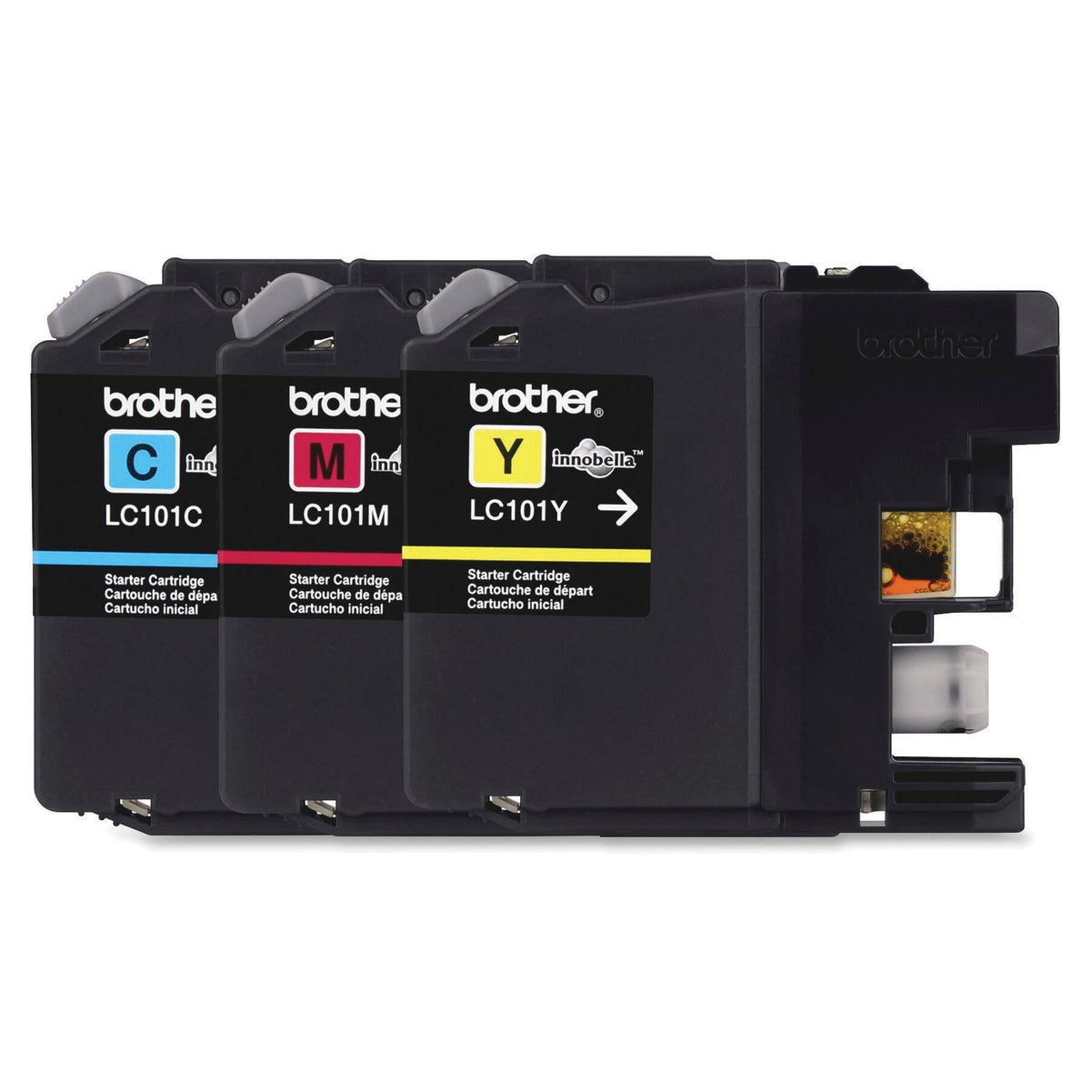 CARTRIDGE INK TONER BROTHER BRTLC1013PKS TRI-COLOR PK OF 3