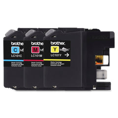 CARTRIDGE INK TONER BROTHER BRTLC1013PKS TRI-COLOR PK OF 3