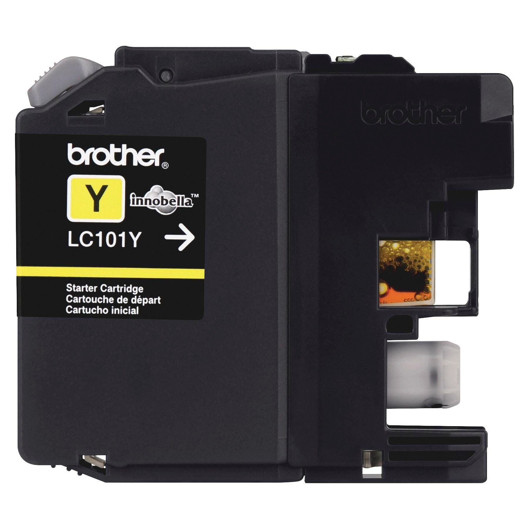 CARTRIDGE INK TONER BROTHER BRTLC101Y YELLOW
