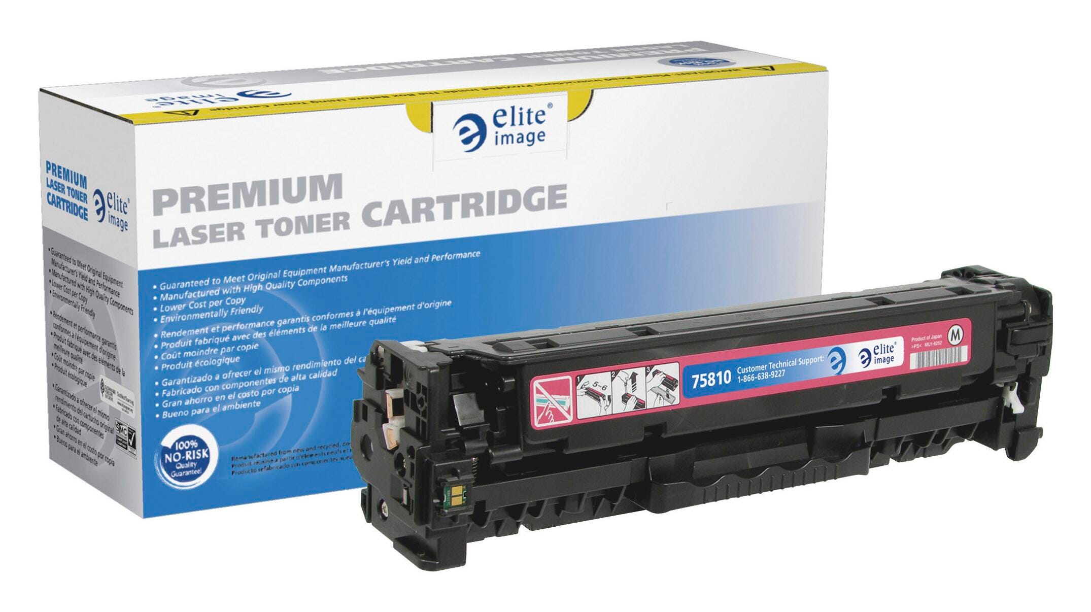 CARTRIDGE INK TONER FOR HP CE413A MAGENTA ELI75810