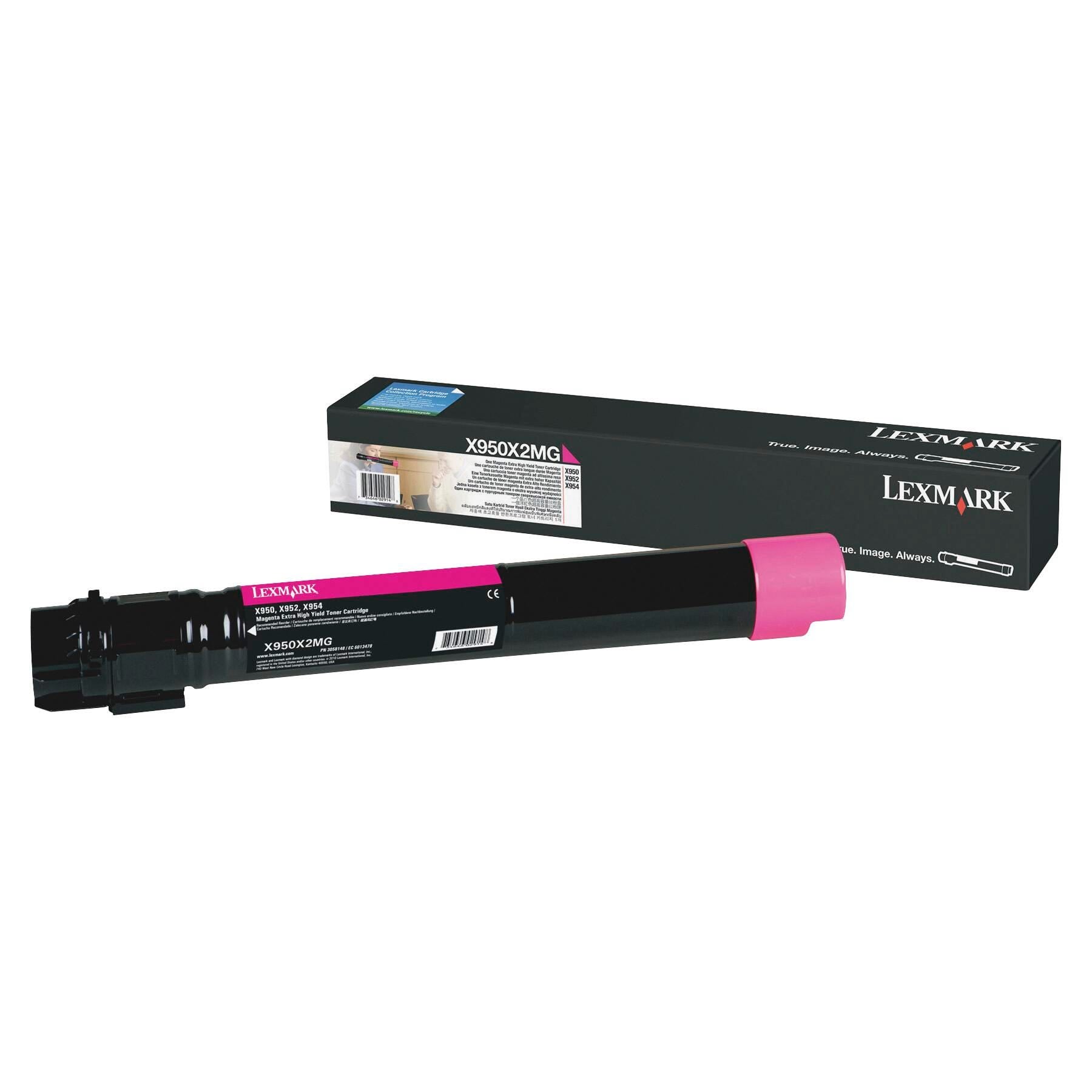 INK TONER CARTRIDGE LEXMARK LEXX950X2MG MAGENTA