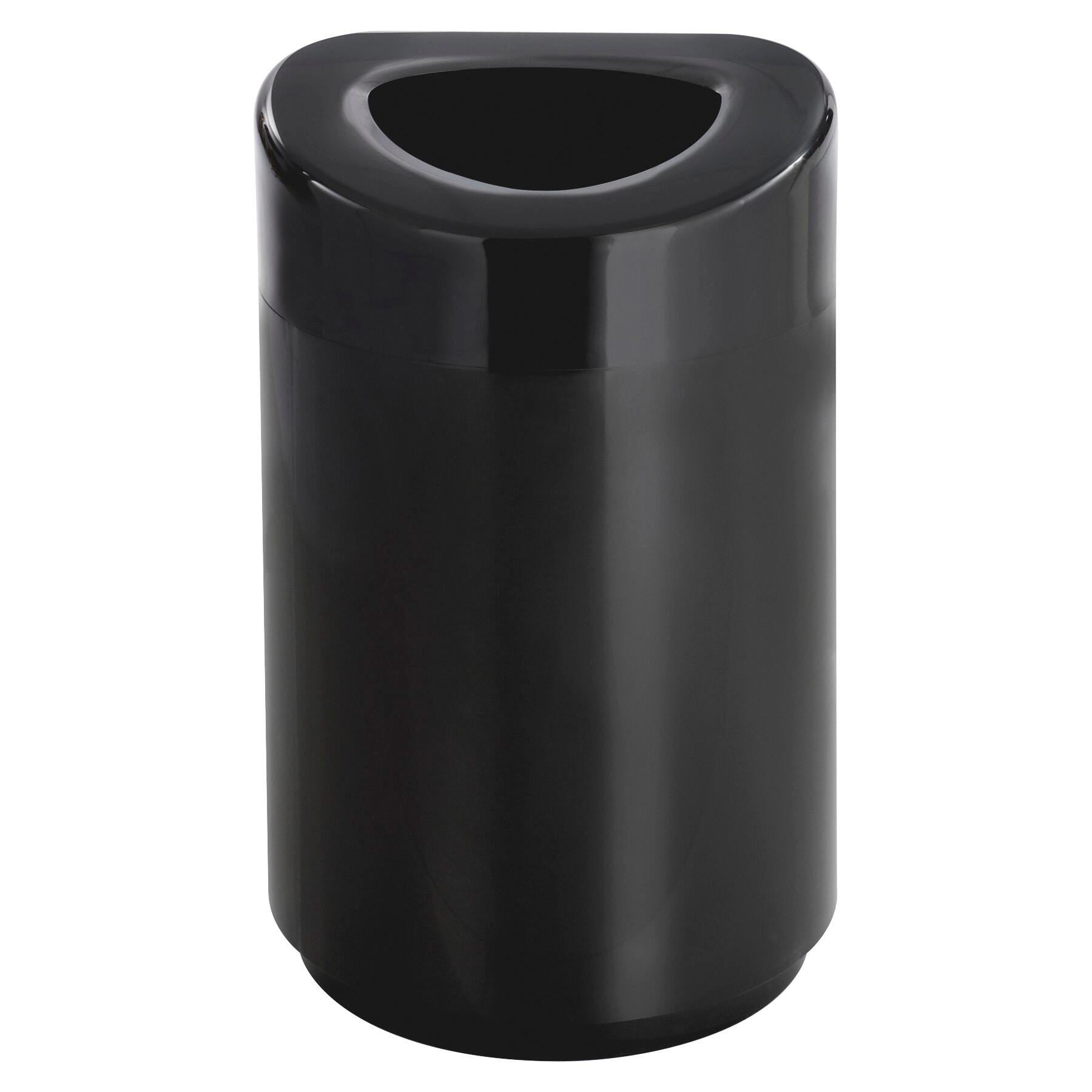 RECEPTACLE OPEN TOP 30GALLON BLACK