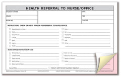FORM COMMUNICATION HEALTH REFERRAL 5X8 CBLS W/C/P 3PT 100/PKG 1025