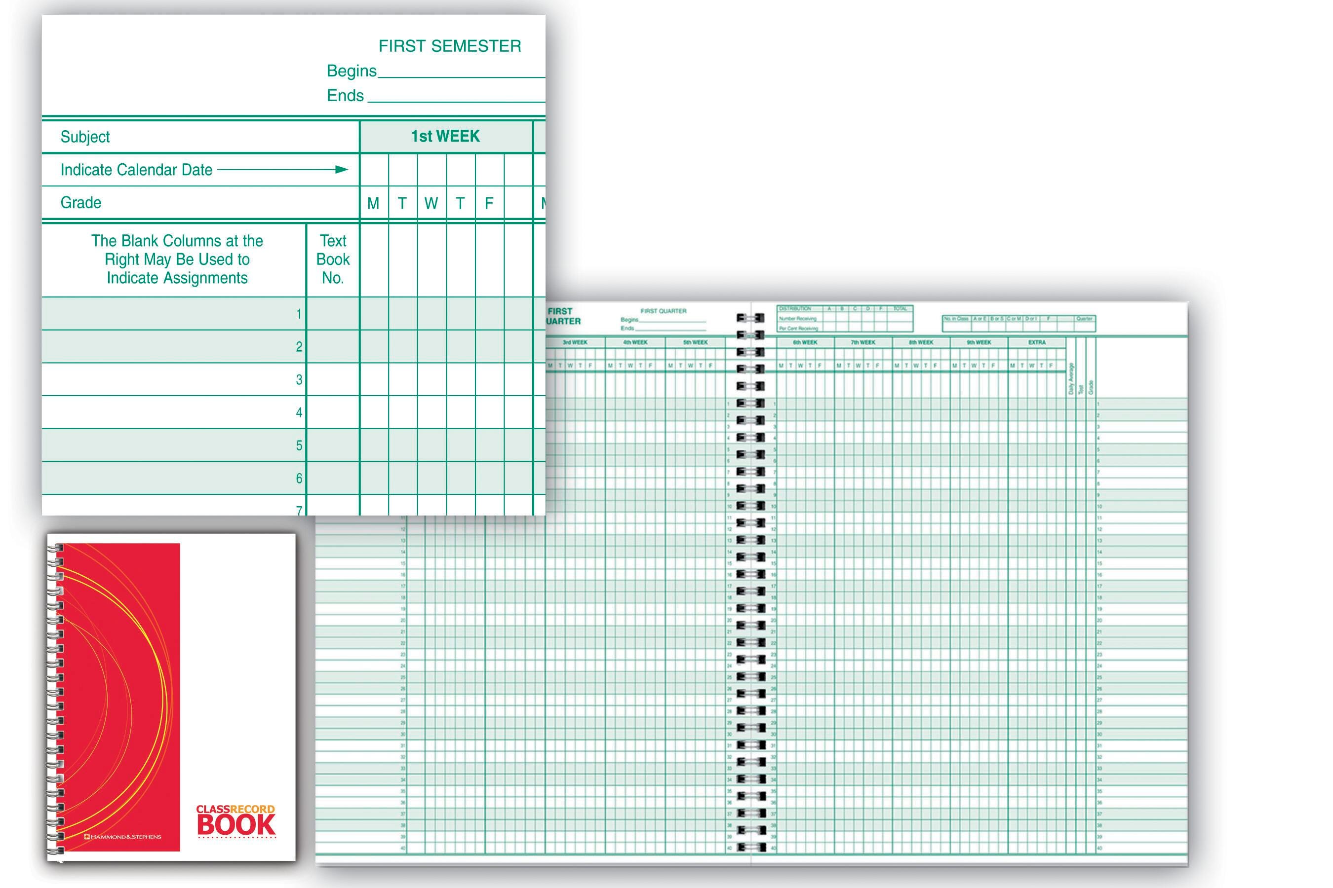 BOOK CLASS REC 9/10WK 8SUB P 8 1/2X11 0629 P