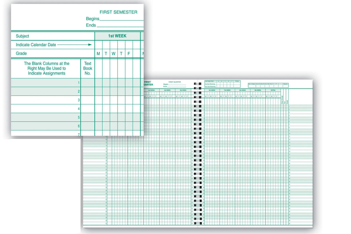 BOOK CLASS REC 9/10WK 8SUB H 8 1/2X11 0629 H