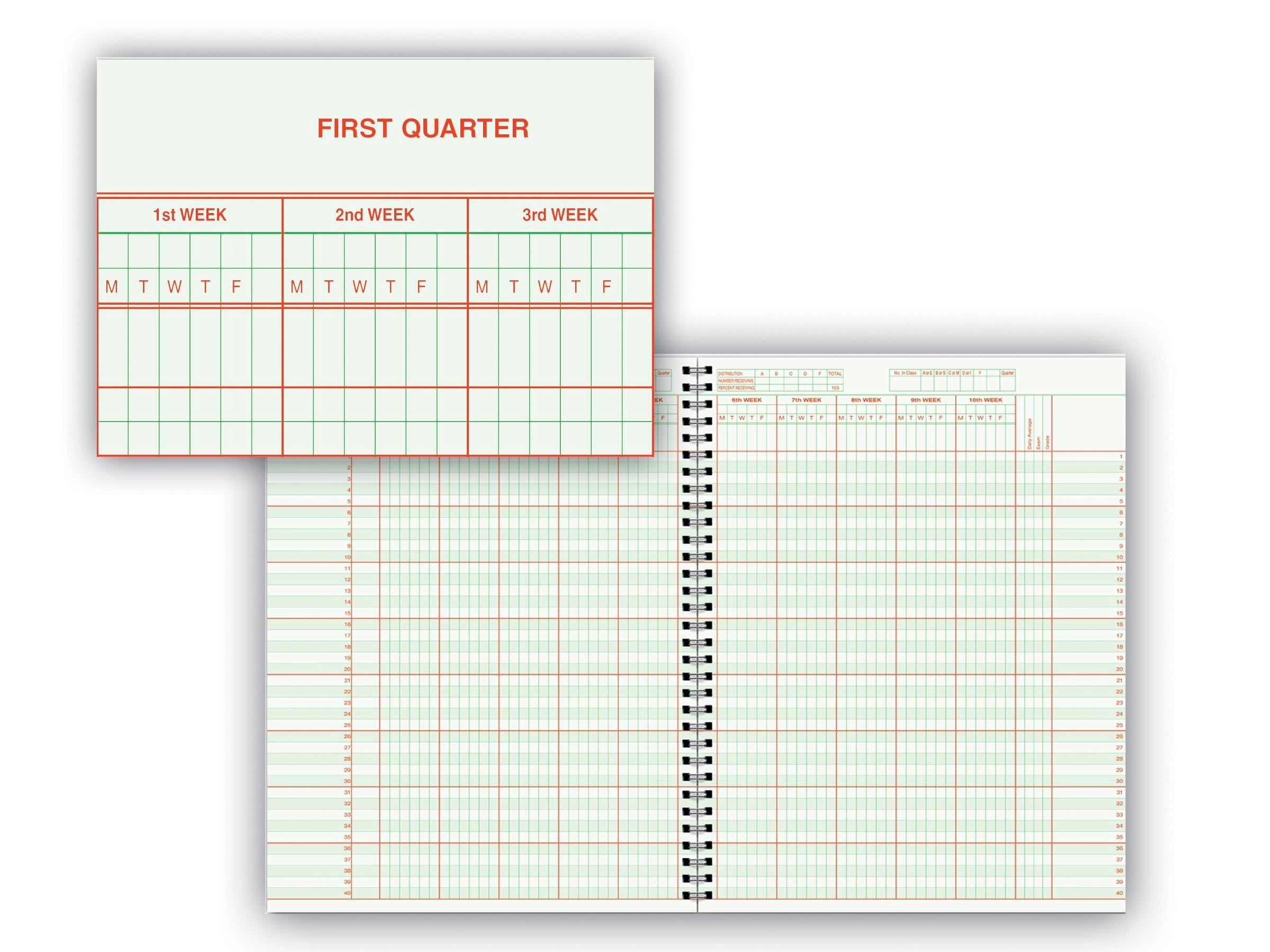 BOOK CLASS REC 9/10WK 8SUB H 8 1/2X11 0633 H