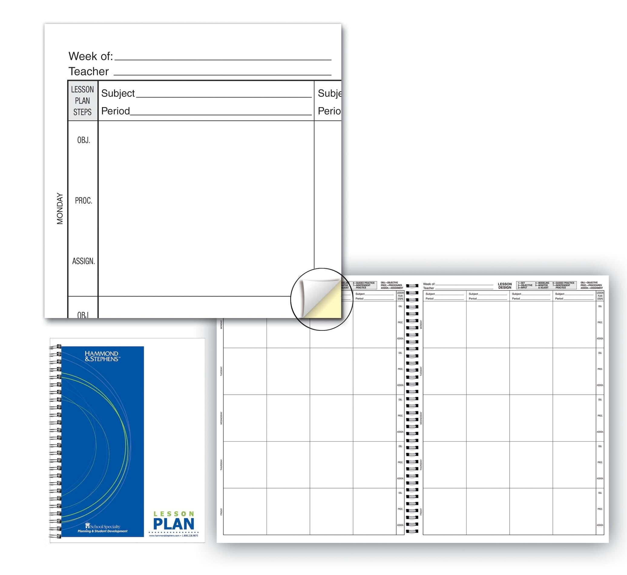 BOOK LESSON PLN 8SUB P 8 1/2X11 CBLS 2PT 0479 8 P