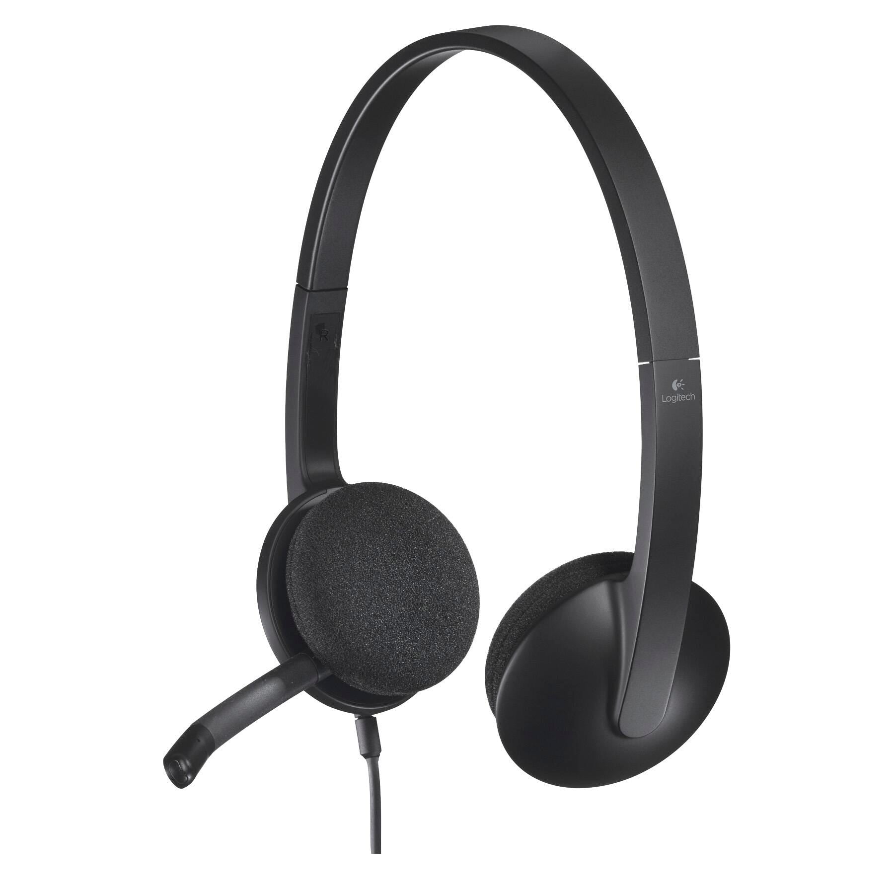 HEADSET ON-EAR USB BLACK LOGITECH H340 LOG981000507