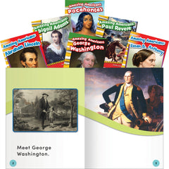 BOOK AMAZING AMERICANS K-2 6-BOOK SET HISTORY