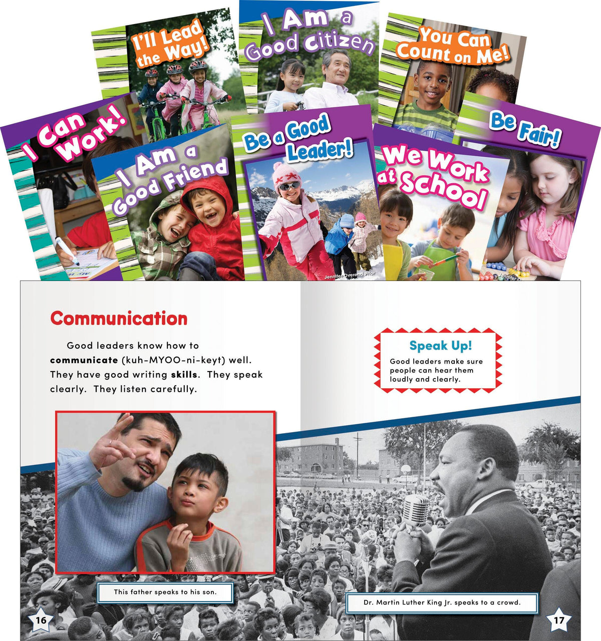 BOOK CITIZENSHIP AND RESPONSIBILITY K-2 8-BOOK SET CIVICS