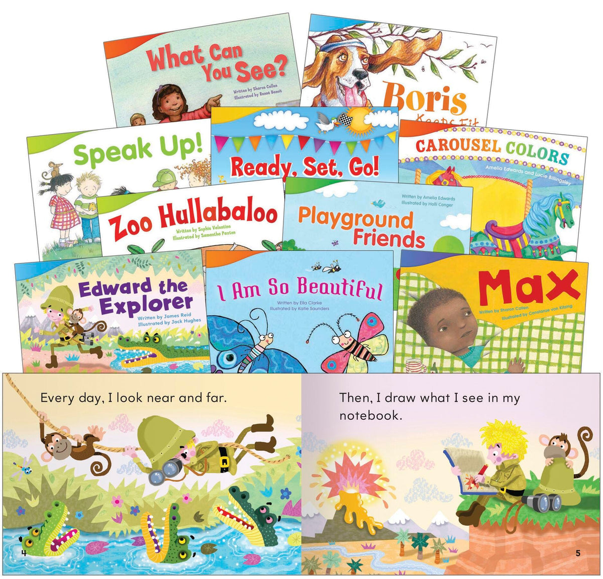 BOOK - READ EXPLORE IMAGINE FICTION READERS EMERGENT SET 2 SET OF 10