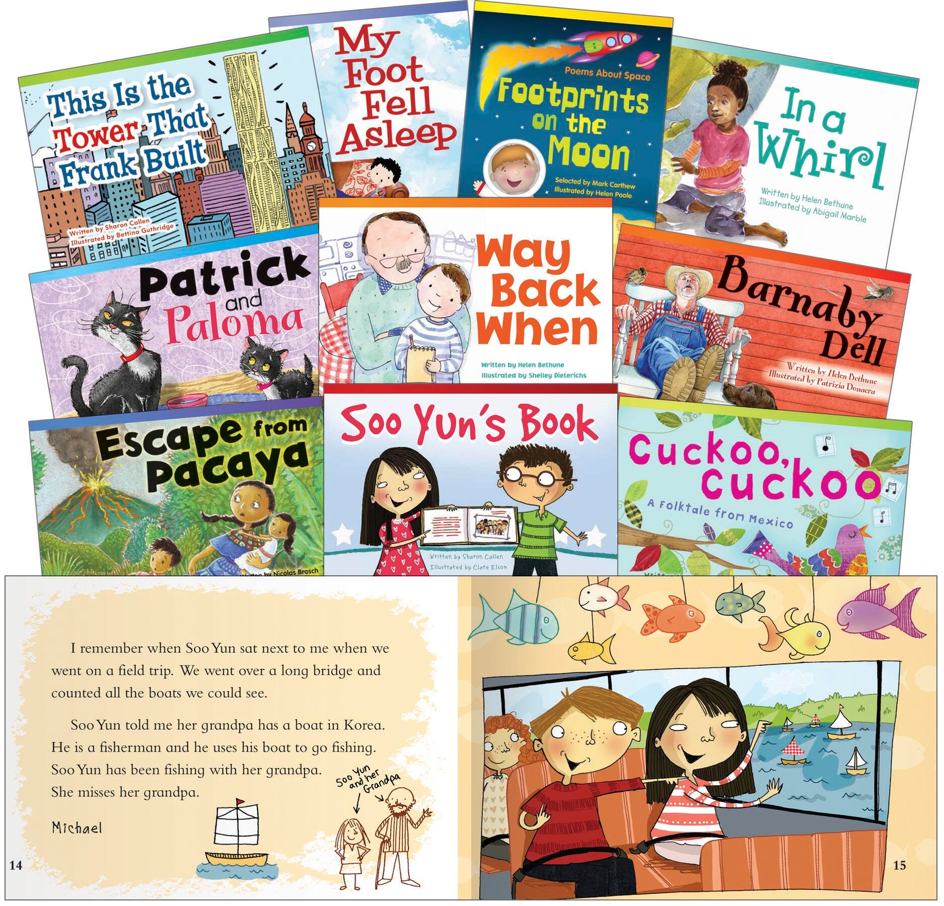 BOOK - READ EXPLORE IMAGINE FICTION READERS EARLY FLUENT 2 SET 3 SET OF 10