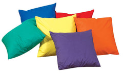 PILLOWS 12 IN MINI THROW PRIMARY COLORS SET OF 6