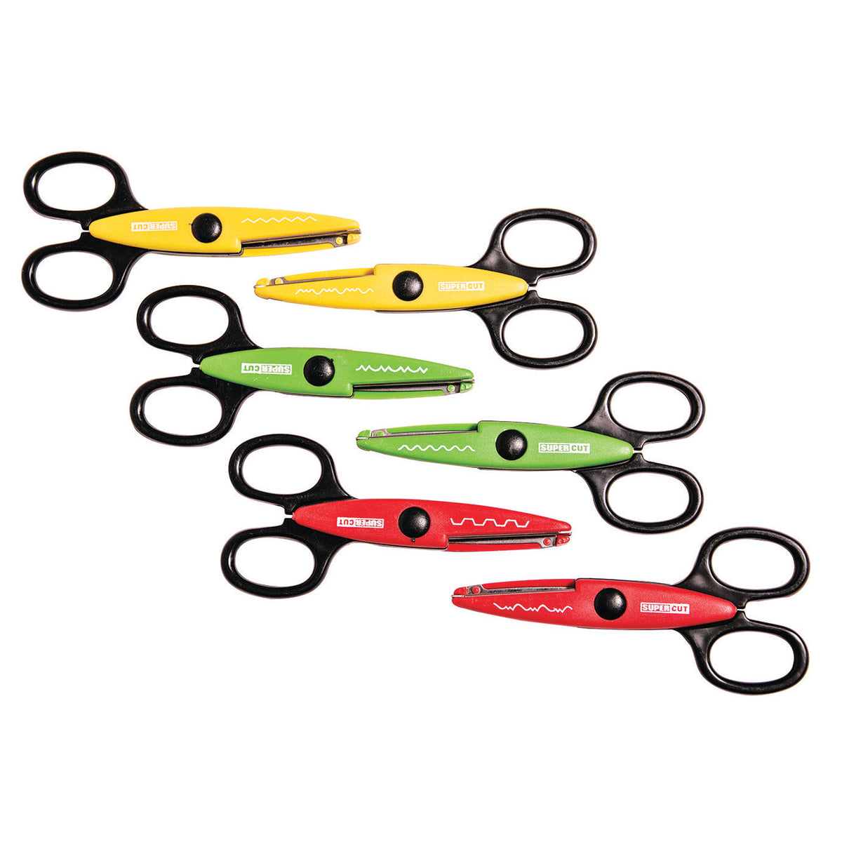 Crazy Cutter Scissors Pack 6