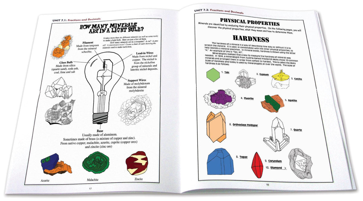 WORKBOOK WORLD OF MINERALS + CRYSTALS PK/10