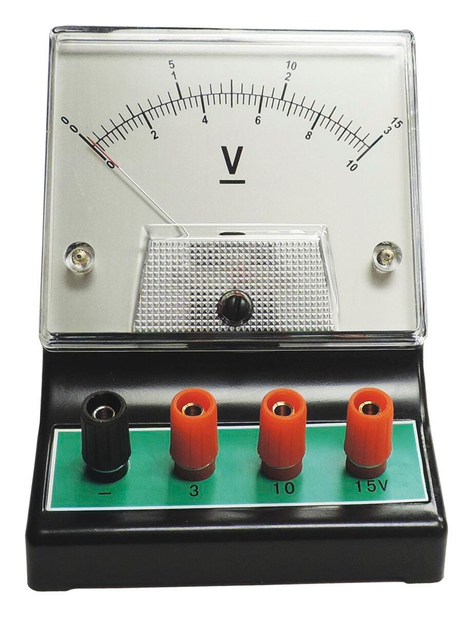 VOLTMETER DC BENCH TRIPLE RANGE