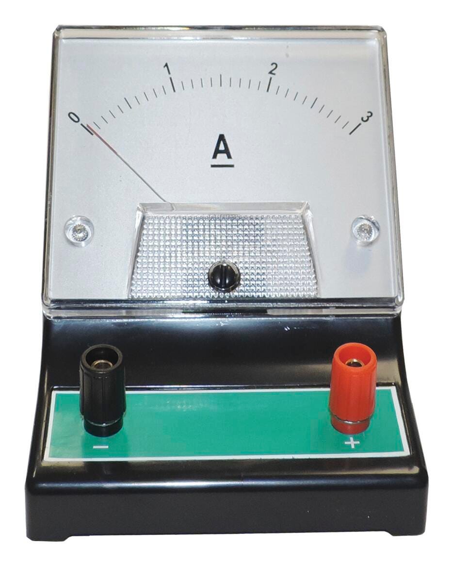 AMMETER DC BENCH SINGLE RANGE 0-3A