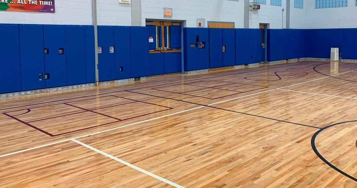 WALL PAD- SPORTSFIELD SPECIALTIES - INDOOR STANDARD WOOD BACKED WALL PADDING - TOP AND BOTTOM ATTACHMENT LIPS - SPECIFY COLOR - 2 W X 5 H FT