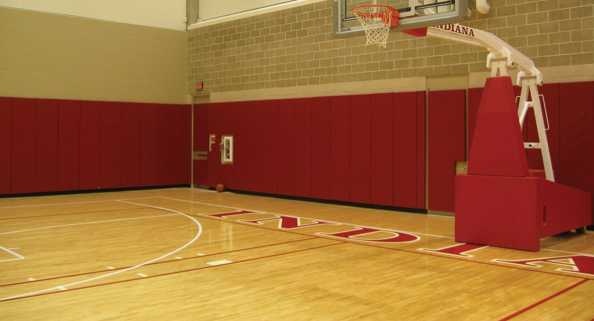 WALL PAD- SPORTSFIELD SPECIALTIES - INDOOR STANDARD WOOD BACKED WALL PADDING - TOP AND BOTTOM ATTACHMENT LIPS - SPECIFY COLOR - 2 W X 8 H FT