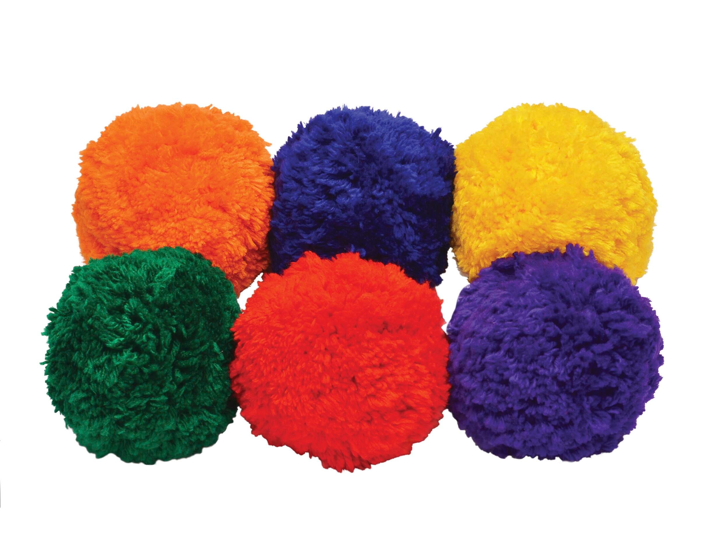 4 INCH YARN BALL ASST COLORS - SET OF 6